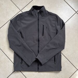POLO Ralph Lauren Mens Performance Water Repellent Grey Jacket Size S Soft Shell